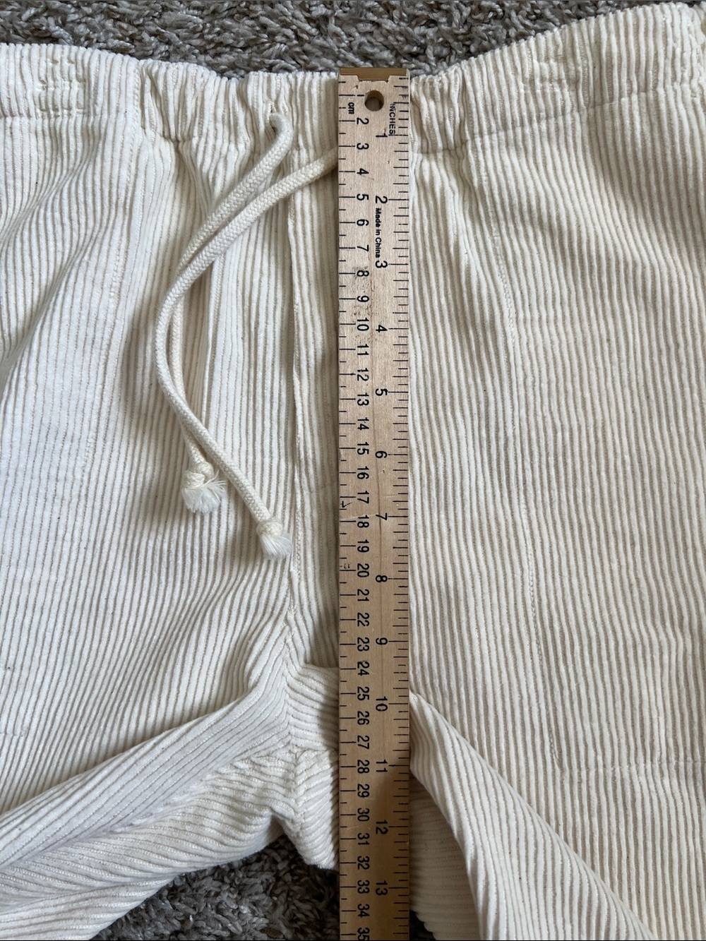 Like New! UNBLEACHED/UNDYED 100% Organic Indian Cotton Cord Drawstring S - Picture 7 of 9